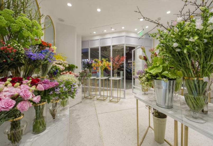 花店设计;花店效果图;花店装修